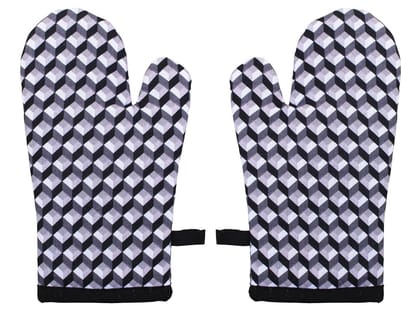 Airwill, Cotton Heart Resistant Oven Gloves (Pack of 2 Pieces)