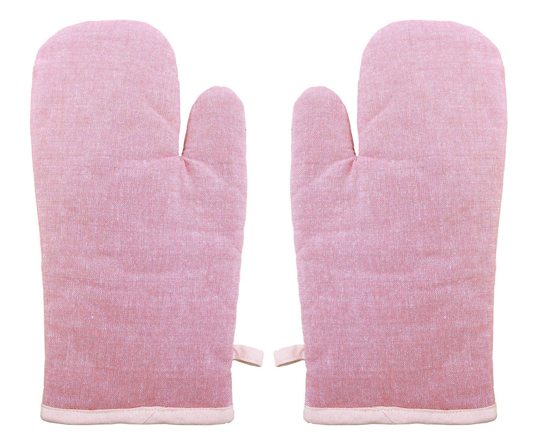 Airwill, Cotton Heart Resistant Oven Gloves (Pack of 2 Pieces)