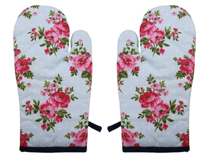 Airwill, Cotton Heart Resistant Oven Gloves (Pack of 2 Pieces)