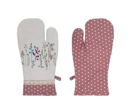 AIRWILL, 100% Cotton Kitchen Padded Oven Gloves, Mitts (Pack of 2)