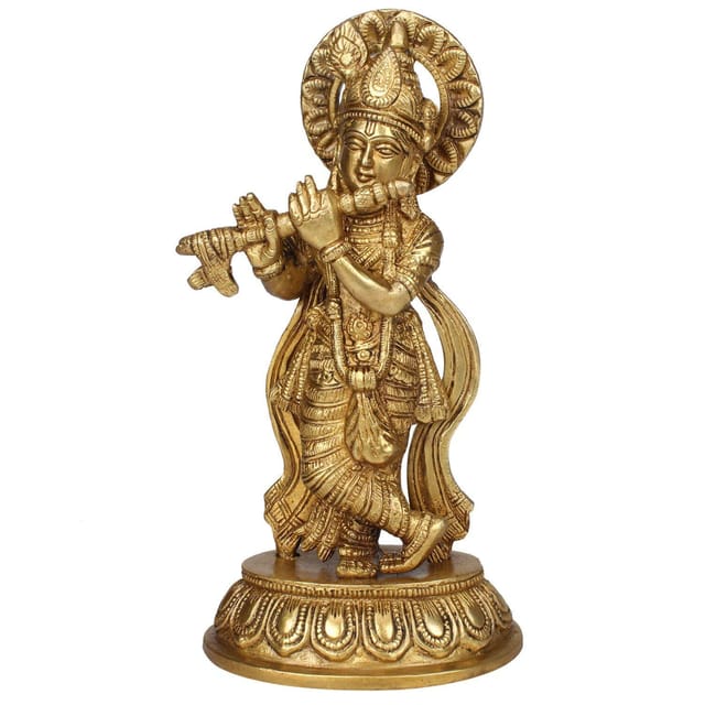 Divine Gifts Marble Dust Radha Krishna Idol | Radhey Shyam , White Gold, 8  Inches, 1 Piece - Wellness Store