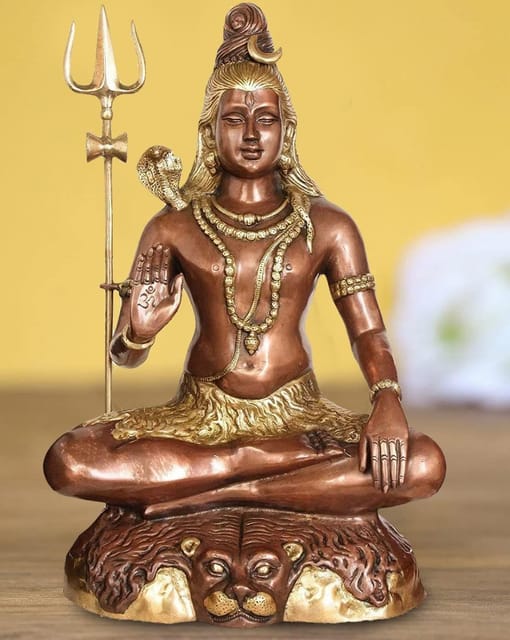 Hindu Lord Shiva Mahadev Blessing Sitting Pose – Lavanshi Handicrafts –  Wholesaler & Manufacturer Jaipur – CMT Arts Pvt. Ltd.