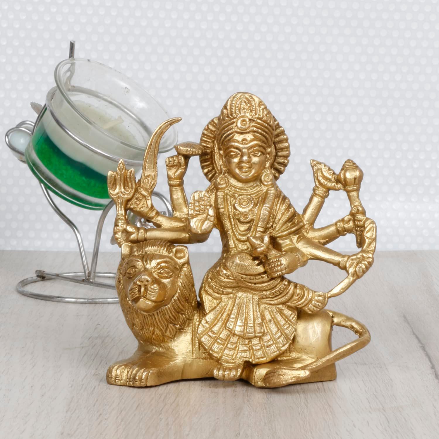 Mini Religious Pooja Gift Item for Mandir Set of 3 Hanuman,Maa Durga,Ganesha  | eBay
