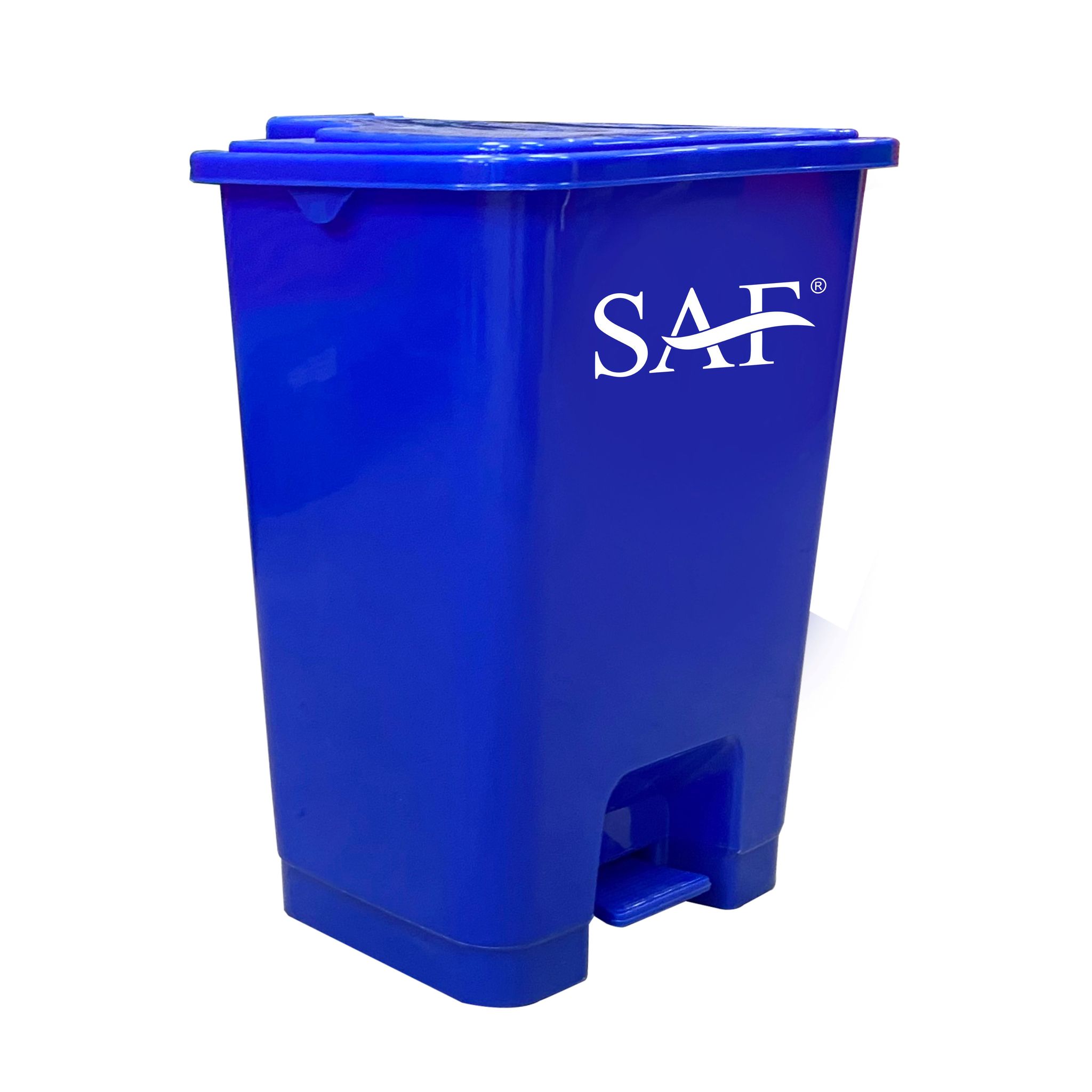 Saf PLASTIC PEDAL BIN 15 LITERS (Blue)