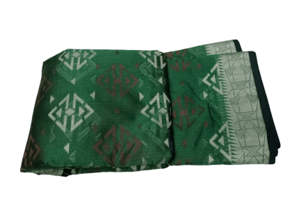 Design Emerald Green Pochampally Cotton Saree