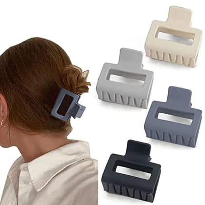 Combo pack of 4 pcs Hair Box Claw clip clutcher ( any 4 color )