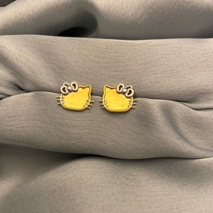 Big Kitty Earrings