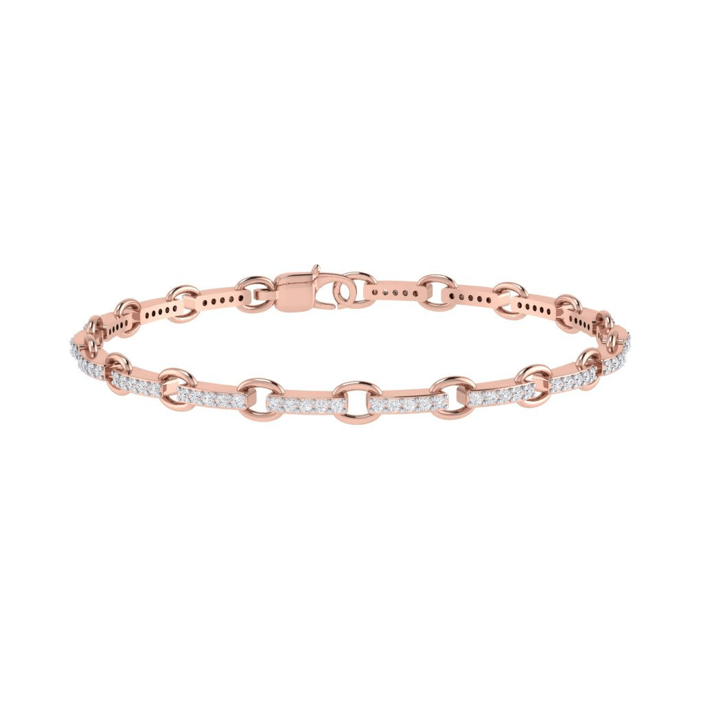 Linked Diamond Bracelet