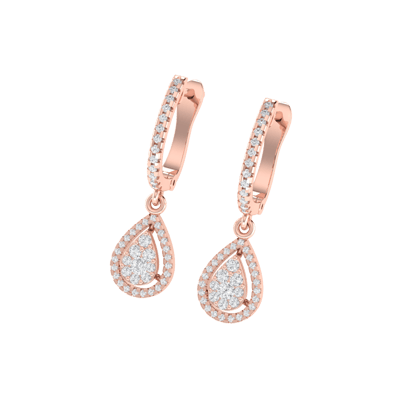 Diamond Drop Earrings