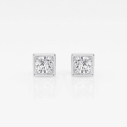 Square Diamond Earrings