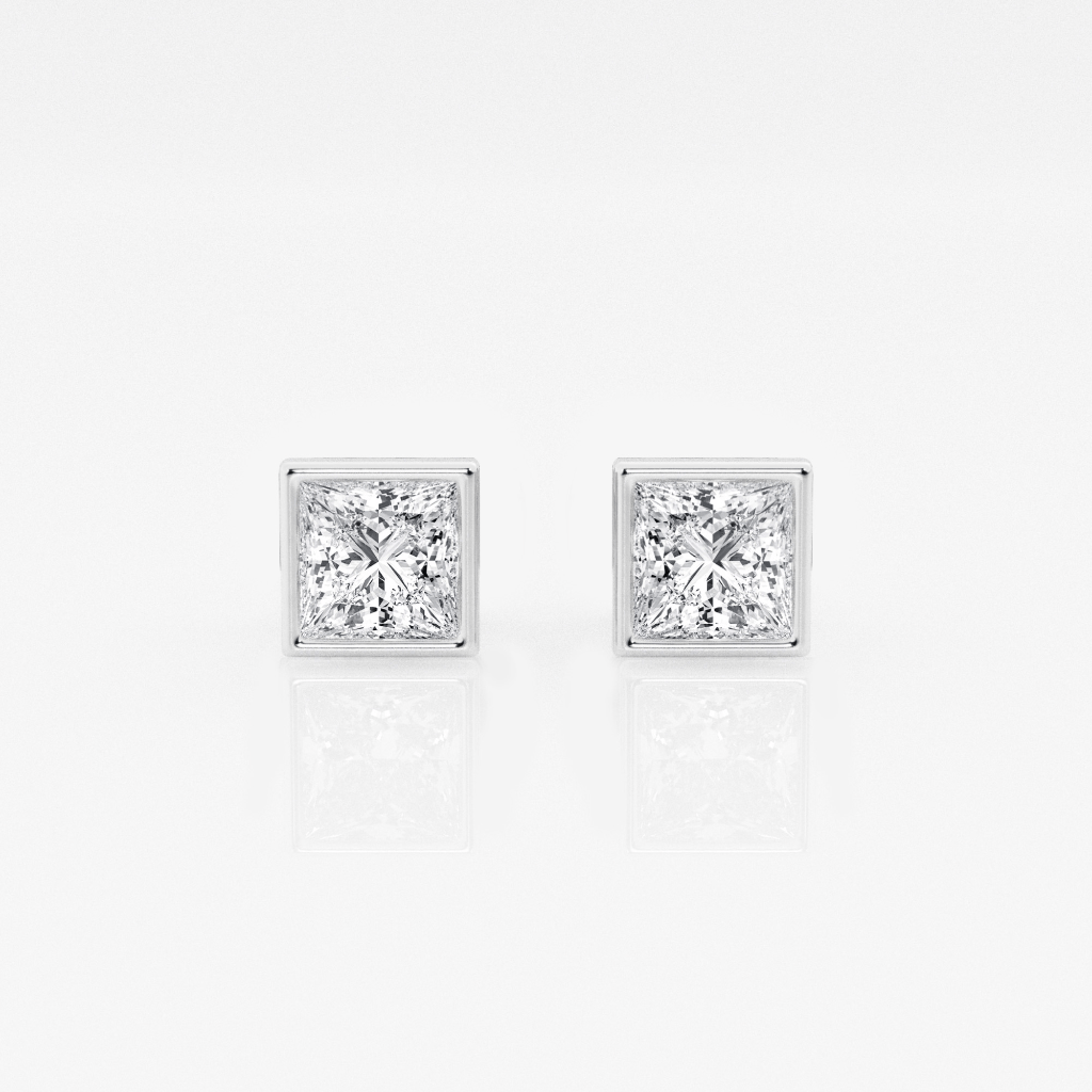 Square Diamond Earrings