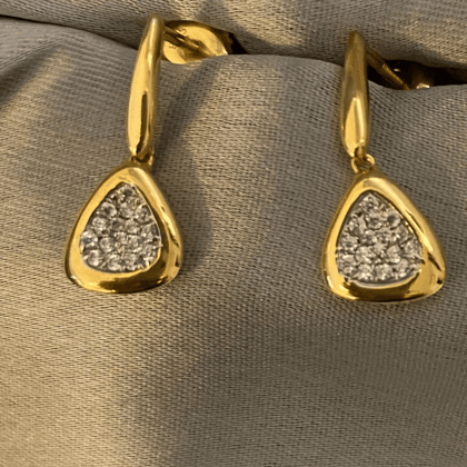 Pavé Diamond Earrings