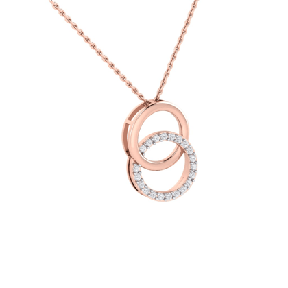 Connected Ring Necklace