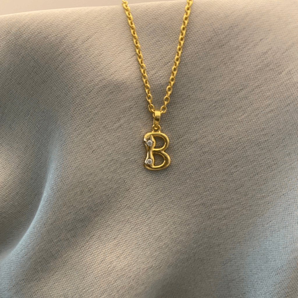 Alphabet Diamond Pendant