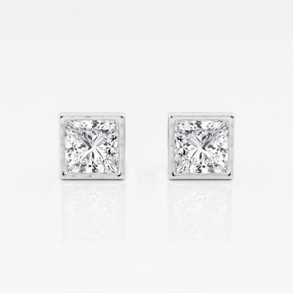 Boxed Diamond Earrings