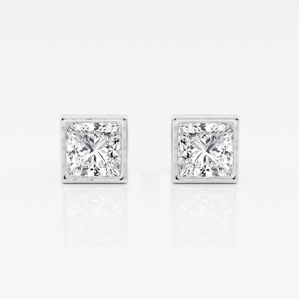 Boxed Diamond Earrings