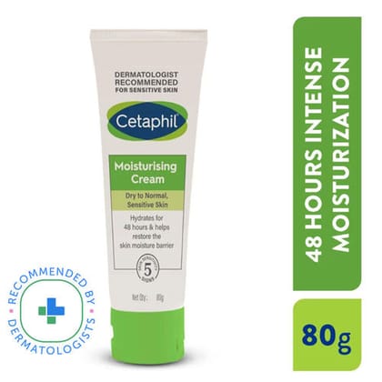 Cetaphil Moisturising Cream for dry to very dry Sensitive skin (80g)