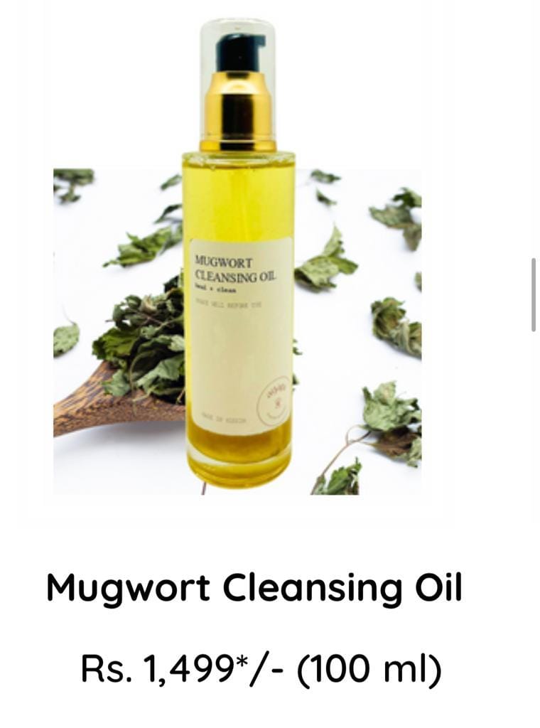 Mugwort cleansing oil