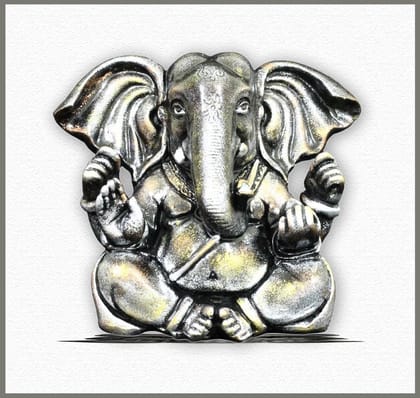 COPPERHOARD Resin Ganesh Idol,Vinayaka Statue,Ganpati Murti,Ganesha Idol for Home Decor,Ganesh ji Statue for Home & Office Temple,Ganesh Chaturthi Puja Room