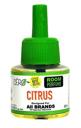 CERO ® Room Perfume CITRUS for All Brands of Vaporizer/Diffuser Machines Cartridge Bottle (45ml)