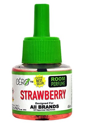 CERO Room Perfume STRAWBERRY for All Brands of Vaporizer/Diffuser Machines Cartridge Bottle (45ml)