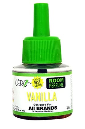 CERO Room Perfume VANILLA for All Brands of Vaporizer/Diffuser Machines Cartridge Bottle (45ml)