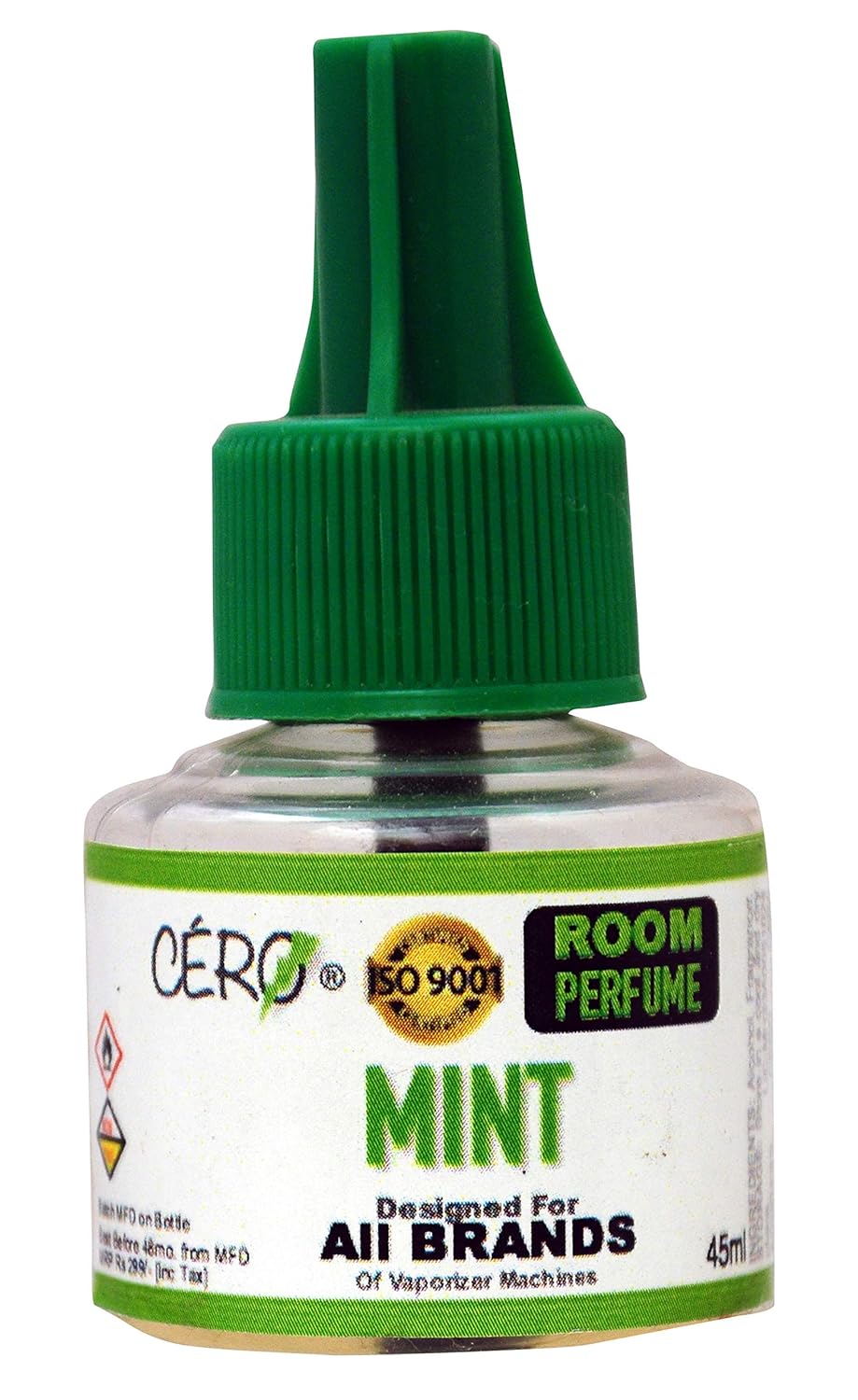 CERO ® Room Perfume MINT for All Brands of Vaporizer/Diffuser Machines Cartridge Bottle (45ml)