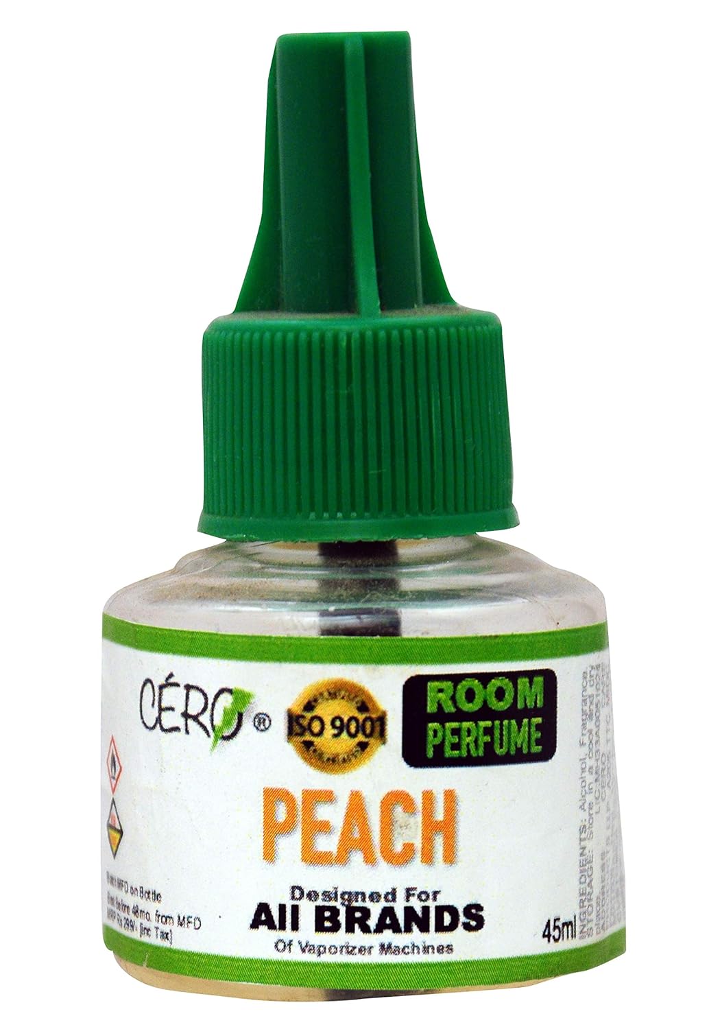 CERO ® Room Perfume PEACH for All Brands of Vaporizer/Diffuser Machines Cartridge Bottle (45ml)