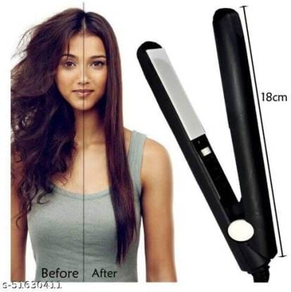 Travel Friendly Mini Ceramic Electronic 220V Flats Iron-Hair Straighter UNISEX Hair Straightener  (Multicolor)