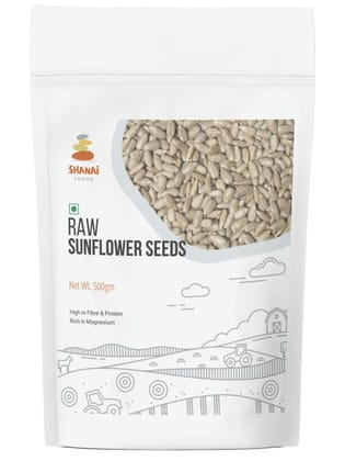 Shanai Foods Premium Sunflower Seeds for eating - 500g | Rich in Protein & Fiber