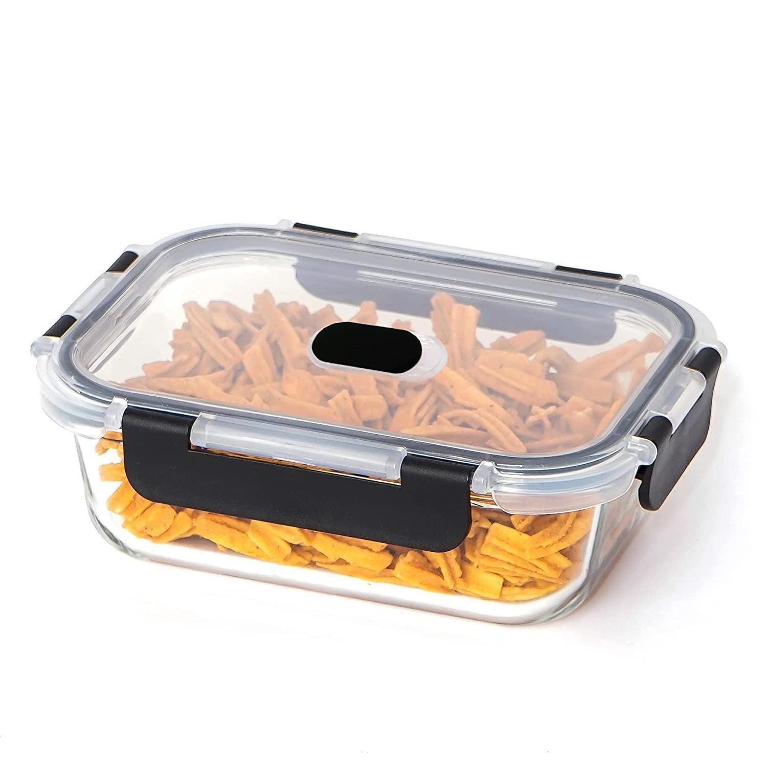 Borosilicate Glass Microwave Safe Container Multipurpose Lunch Box for