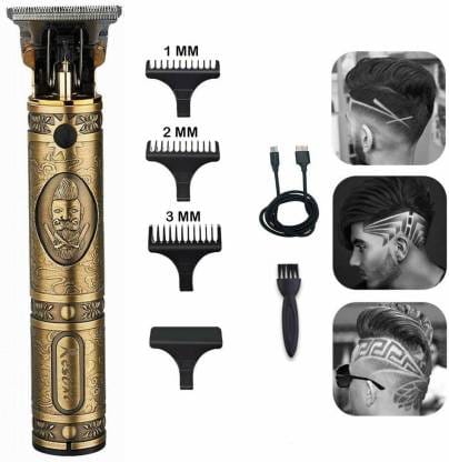 Rapid Professional Vintage T99 Rechargeable Cordless Beard Trimmer KE91 (Metal) Trimmer 45 min Runtime 4 Length Settings  (Gold)