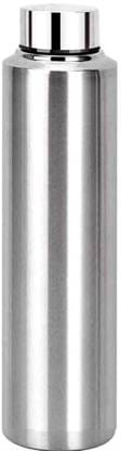 Stainless Steel Water Bottle/ Fridge Water 600 ml Bottle  (Pack of 1, Silver, Steel)