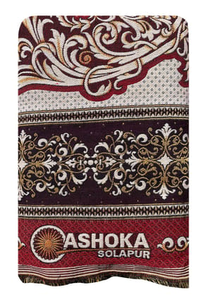 Mandhania Cotton Royal Daily Use Solapuri Chaddar (King Size- 7.5 X 9 ft)