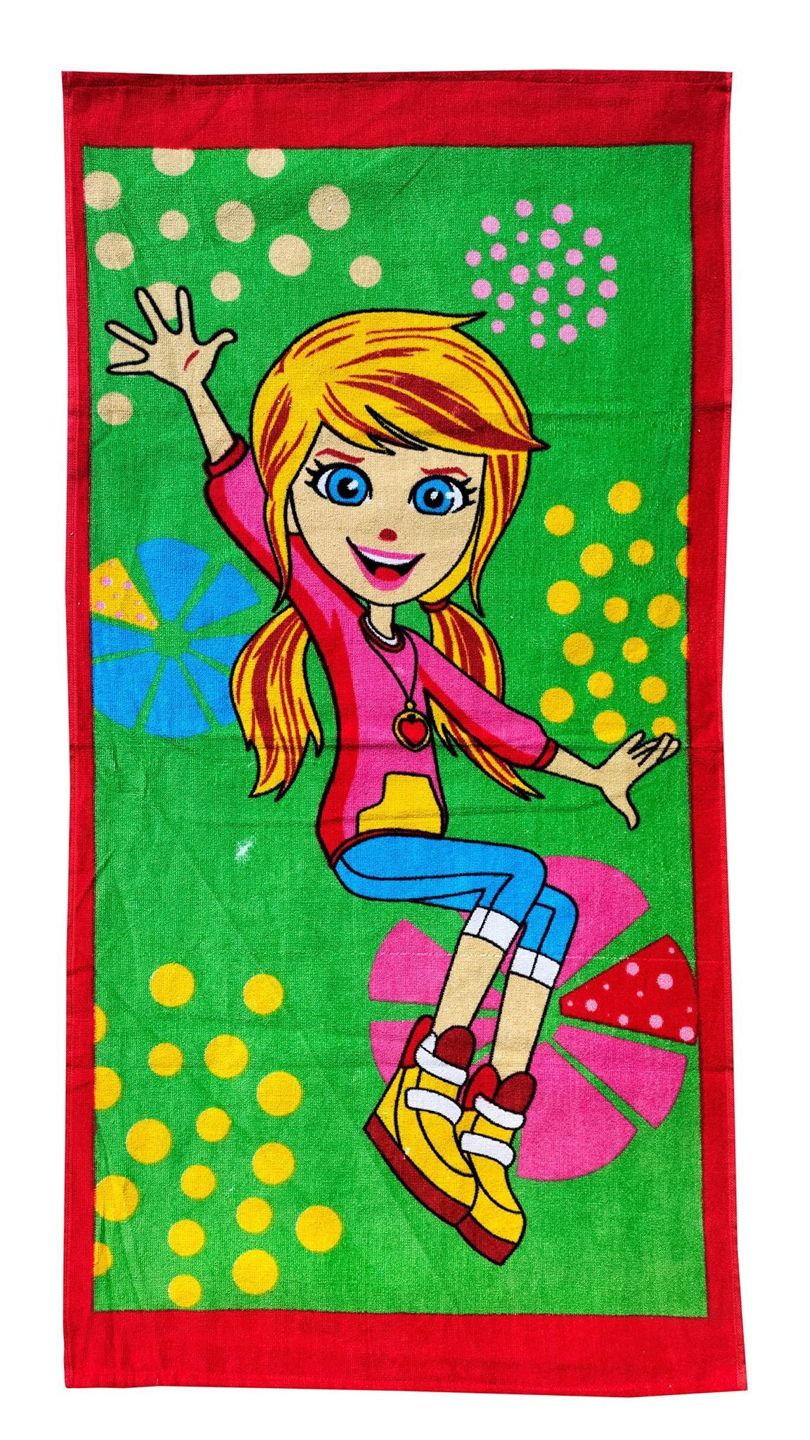 Mandhania Boy's and Girl's Cotton Cartoon Printed Bath Towels