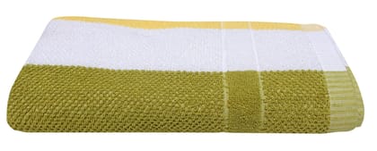 Mandhania Paradise Stripe Premium Cotton Exotic Large Bath Towel 450 GSM (75x150cm) Pack of 1