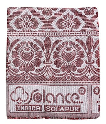 Solance Mandhania Indica Cotton Solapur Chaddar Blanket Single Bed Full Size Pack of 1