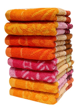 Mandhania Dailyuse Soft Cotton Hand Towels, 35x53 cm Pack of 8 (SHT801)