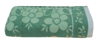 Mandhania Paradise Flora Premium Cotton Exotic Large Bath Towel 450 GSM (75x150cm) Pack of 1