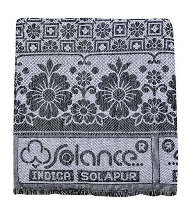 Solance Mandhania Indica Cotton Solapur Chaddar Blanket Single Bed Full Size Pack of 1