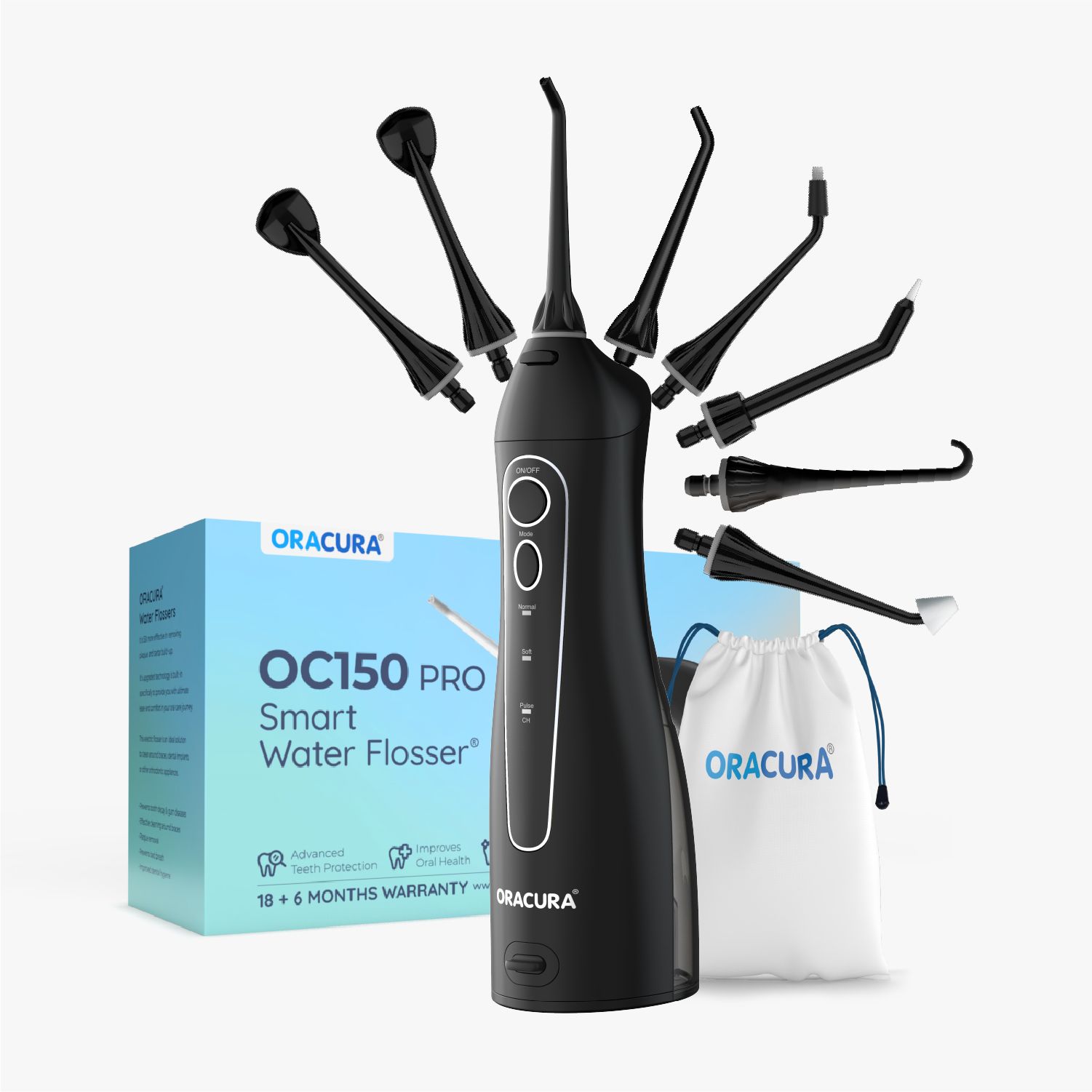 Oracura OC150 Dental PRO Smart Water Flosser