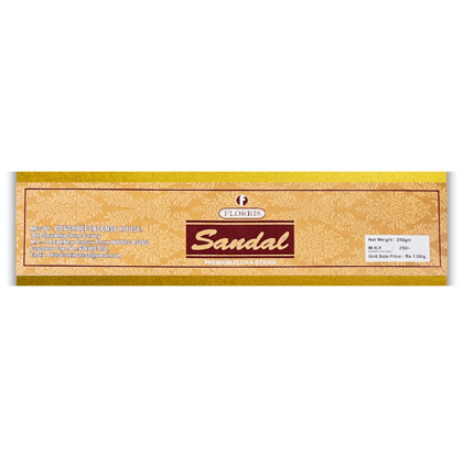 Florris Sandal Flora Incense Sticks Premium Gold Box 250g (Pack of 1)