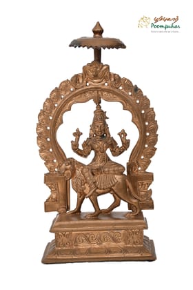 BRONZE RAJARAJESHWARI 9 INCH