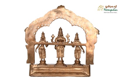 BRONZE PERUMAL SET WITH THIRU