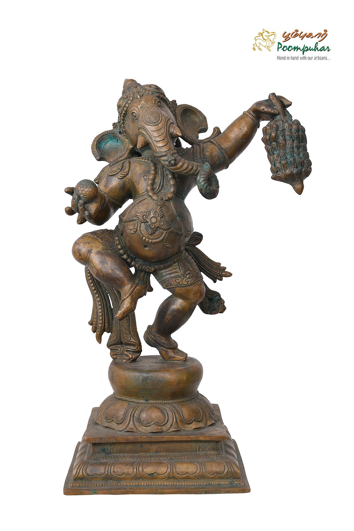 BRONZE  BANANA GANESH 15IN