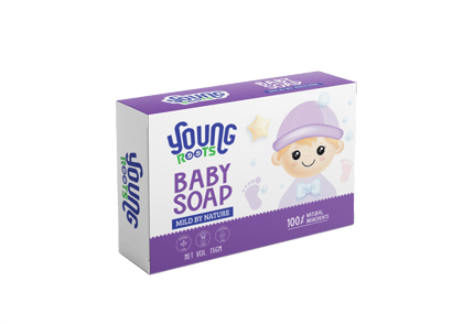 Young Roots Moisturizing Baby Bathing Soap Bar pH 5.5  (75 g)