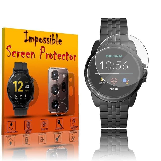 Watch screen protector on sale fossil