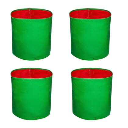 WNE Jaliwale HDPE Grow Bags for Terrace Gardening & Grow Bags for Leafy Vegetable - Grow Bags 6x6 inch Pack of 4