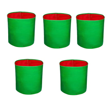 WNE Jaliwale HDPE Grow Bags for Terrace Gardening & Grow Bags for Leafy Vegetable - Grow Bags 6x6 inch Pack of 5