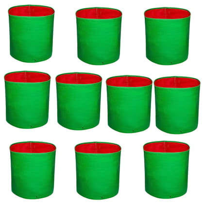 WNE Jaliwale HDPE Grow Bags for Terrace Gardening & Grow Bags for Leafy Vegetable - Grow Bags 6x6 inch Pack of 10